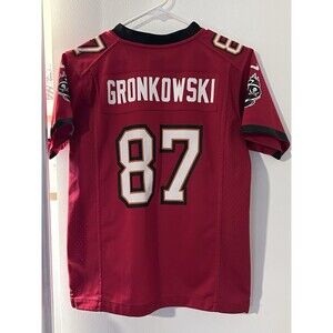 Youth Nike NFL Football Tampa Bay Buccaneers Gronkowski #87 Jersey Medium 10/12